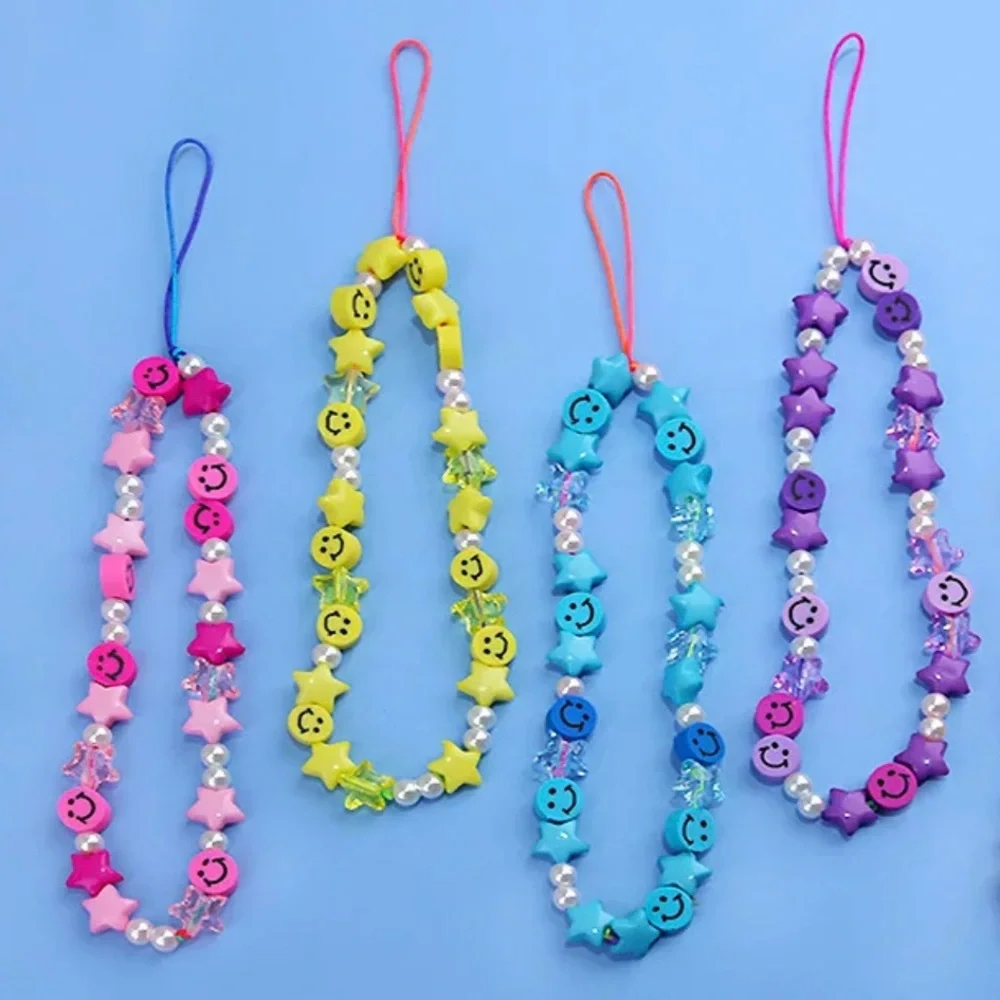 Yellow Smiley Phone Charms